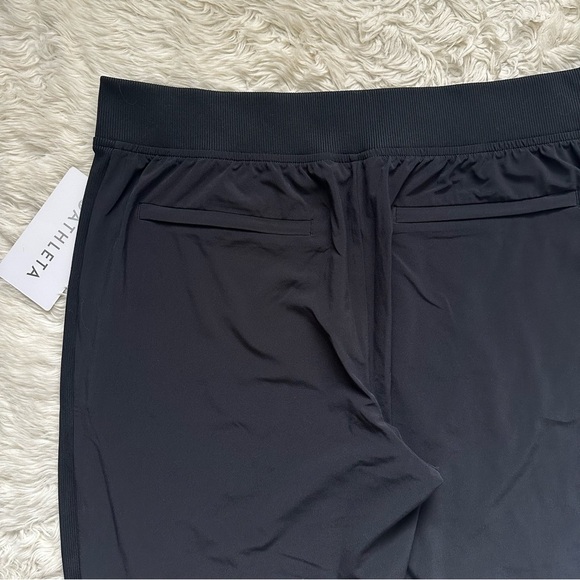 Athleta Pants Brooklyn Mid Rise Ankle Pant Wrinkle-Resistant Black Sz 12 NWT New - Picture 6 of 11
